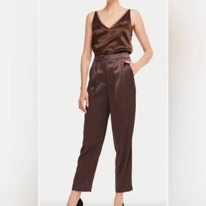 Generation Love Portia Satin Pants in Espresso - Size 4